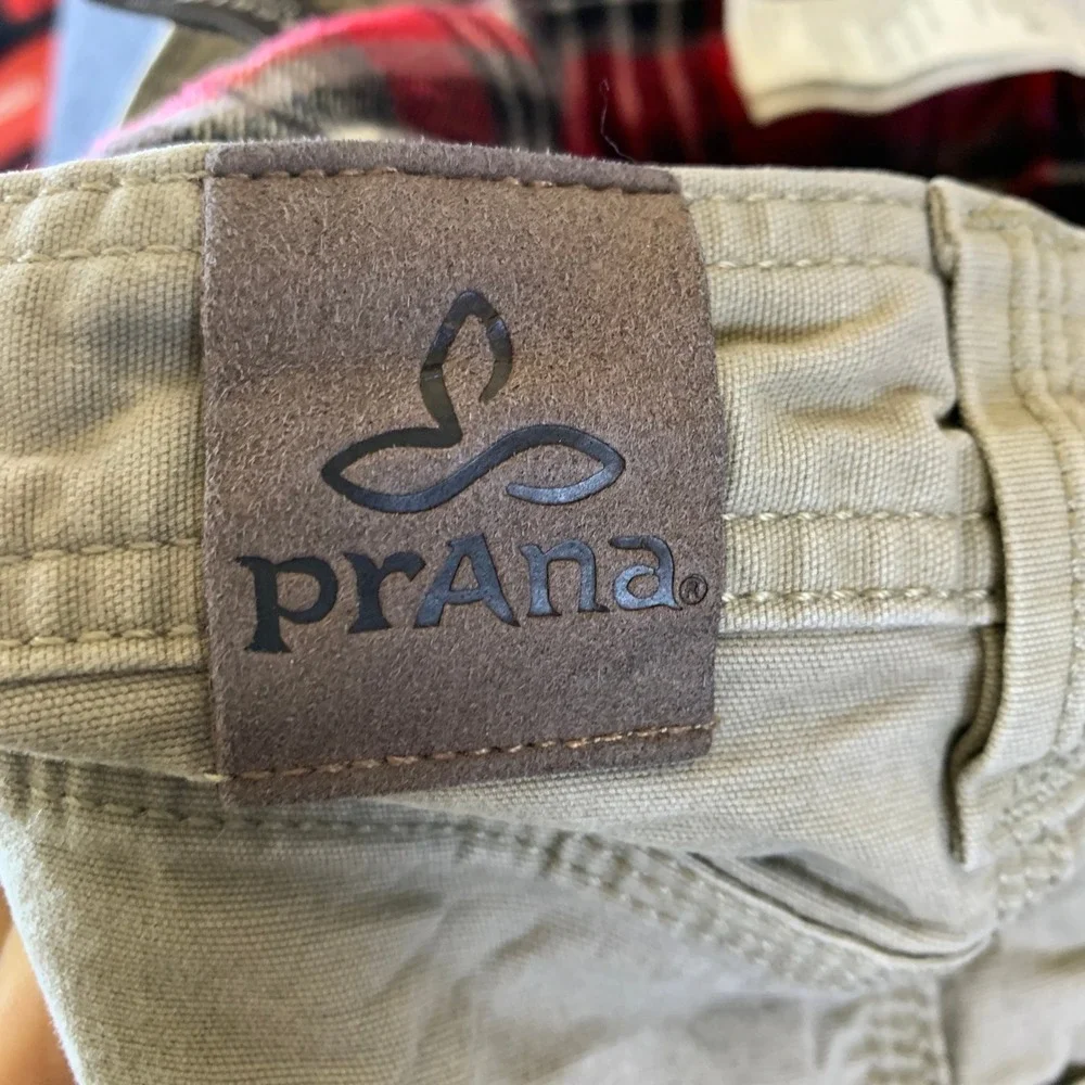 Prana Carpenter Pants Mens 32x30 Khaki Flannel Lined Insulated Workwear Gorpcore